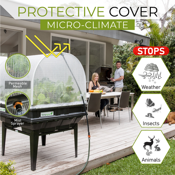Raised Garden Bed Cover - 420D Oxford Fabric, Waterproof