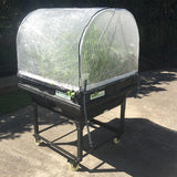 medium vegepod on trolley wheels with winter cover
