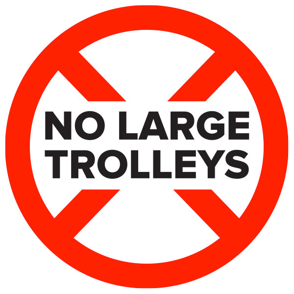Large Trolley Stands are not made due to weight restrictions.